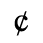 Unicode 00A2