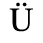 Unicode 00DC