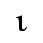 Unicode 03B9