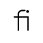 Unicode FB01