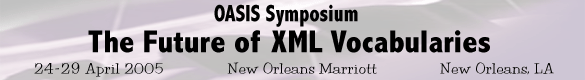 OASIS Symposium: The Future of XML Vocabularies